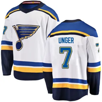 Men's Garry Unger St. Louis Blues Away Jersey - White Breakaway