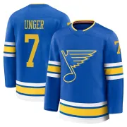Men's Garry Unger St. Louis Blues Home 2025 Jersey - Blue Premium