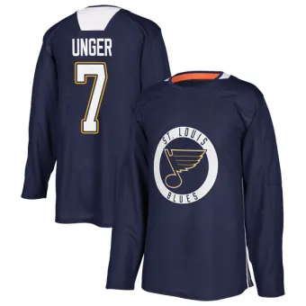 Men's Garry Unger St. Louis Blues Practice Jersey - Blue Authentic