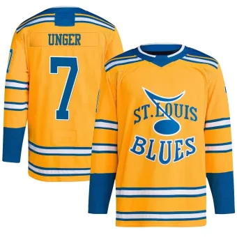 Men's Garry Unger St. Louis Blues Reverse Retro 2.0 Jersey - Yellow Authentic