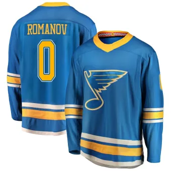 Men's Georgi Romanov St. Louis Blues Alternate Jersey - Blue Breakaway