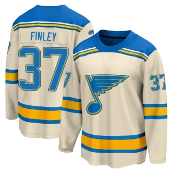 Men's Jack Finley St. Louis Blues 2022 Winter Classic Jersey - Cream Breakaway