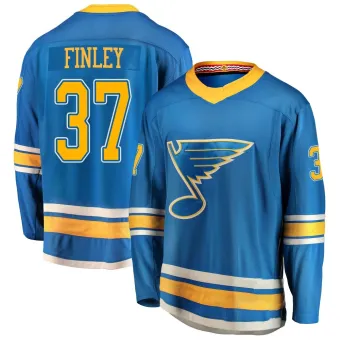 Men's Jack Finley St. Louis Blues Alternate Jersey - Blue Breakaway