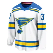 Men's Jack Finley St. Louis Blues Away 2025 Jersey - White Breakaway