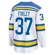 Men's Jack Finley St. Louis Blues Away 2025 Jersey - White Breakaway