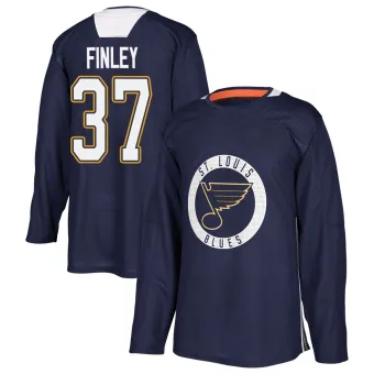 Men's Jack Finley St. Louis Blues Practice Jersey - Blue Authentic