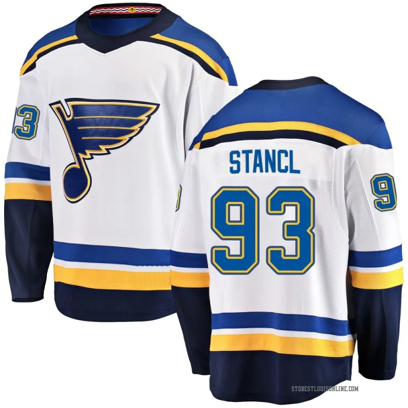 Men's Jakub Stancl St. Louis Blues Away Jersey - White Breakaway