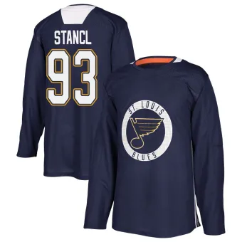 Men's Jakub Stancl St. Louis Blues Practice Jersey - Blue Authentic