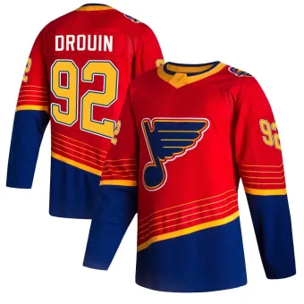 Men's Jonathan Drouin St. Louis Blues 2020/21 Reverse Retro Jersey - Red Authentic
