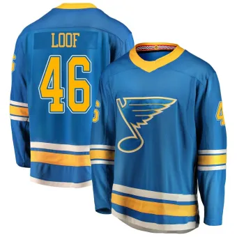 Men's Leo Loof St. Louis Blues Alternate Jersey - Blue Breakaway