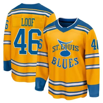 Men's Leo Loof St. Louis Blues Special Edition 2.0 Jersey - Yellow Breakaway