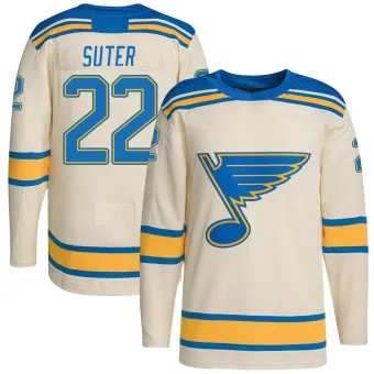 Men's Ryan Suter St. Louis Blues 2022 Winter Classic Player Jersey - Cream Authentic