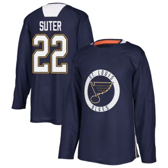 Men's Ryan Suter St. Louis Blues Practice Jersey - Blue Authentic