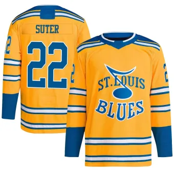 Men's Ryan Suter St. Louis Blues Reverse Retro 2.0 Jersey - Yellow Authentic