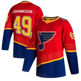 Men's Samuel Johannesson St. Louis Blues 2020/21 Reverse Retro Jersey - Red Authentic