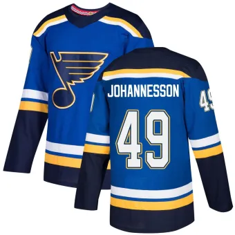 Men's Samuel Johannesson St. Louis Blues Home Jersey - Blue Authentic