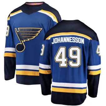 Men's Samuel Johannesson St. Louis Blues Home Jersey - Blue Breakaway