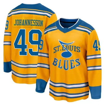 Men's Samuel Johannesson St. Louis Blues Special Edition 2.0 Jersey - Yellow Breakaway