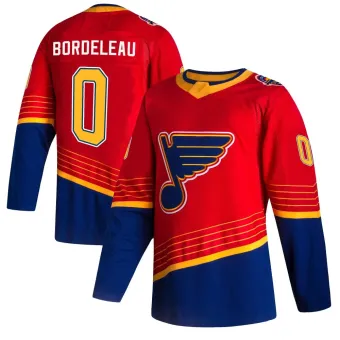 Men's Thomas Bordeleau St. Louis Blues 2020/21 Reverse Retro Jersey - Red Authentic