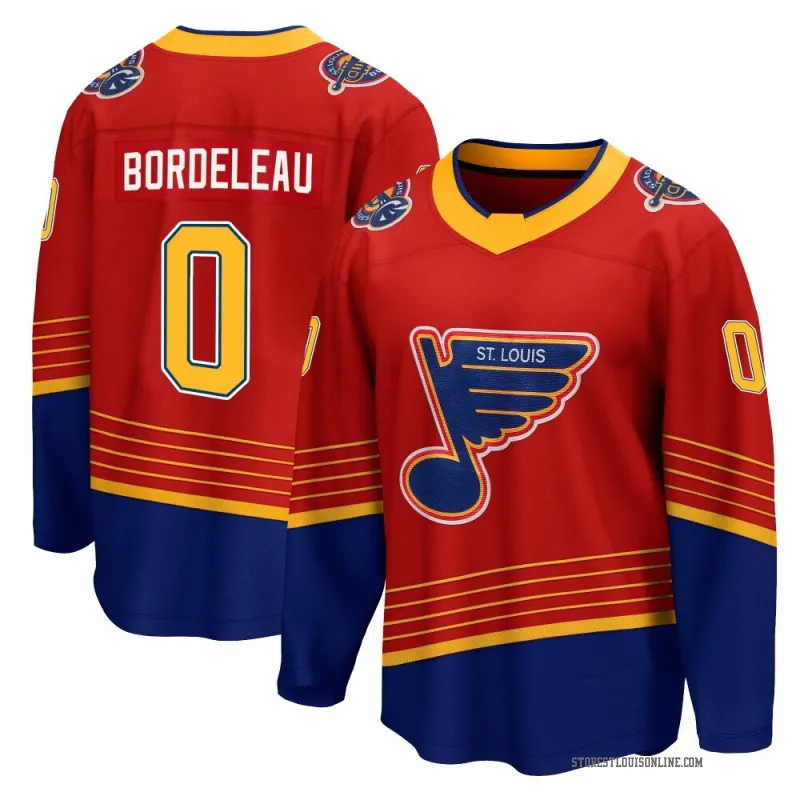 Men's Thomas Bordeleau St. Louis Blues 2020/21 Special Edition Jersey - Red Breakaway