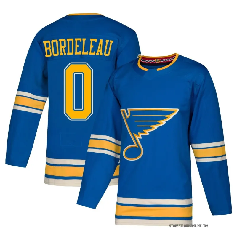 Men's Thomas Bordeleau St. Louis Blues Alternate Jersey - Blue Authentic