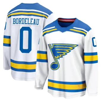 Men's Thomas Bordeleau St. Louis Blues Away 2025 Jersey - White Breakaway