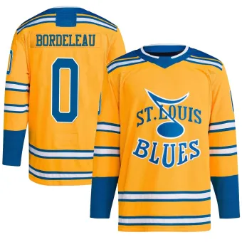 Men's Thomas Bordeleau St. Louis Blues Reverse Retro 2.0 Jersey - Yellow Authentic