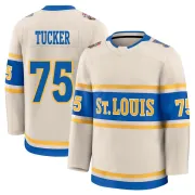 Men's Tyler Tucker St. Louis Blues 2025 Winter Classic Jersey - Cream Premium
