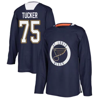 Men's Tyler Tucker St. Louis Blues Practice Jersey - Blue Authentic