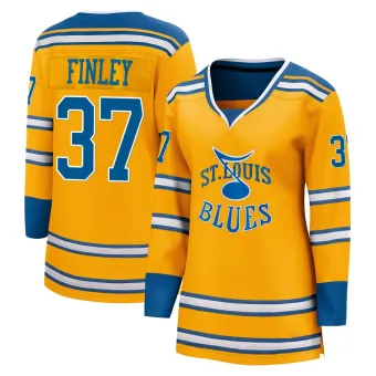 Women's Jack Finley St. Louis Blues Special Edition 2.0 Jersey - Yellow Breakaway