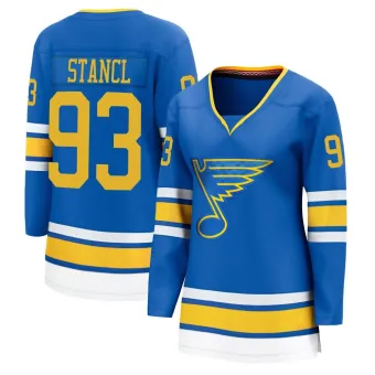 Women's Jakub Stancl St. Louis Blues Home 2025 Jersey - Blue Breakaway