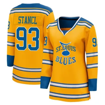 Women's Jakub Stancl St. Louis Blues Special Edition 2.0 Jersey - Yellow Breakaway