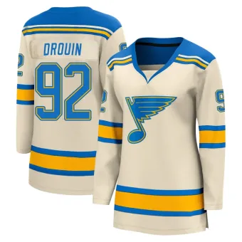 Women's Jonathan Drouin St. Louis Blues 2022 Winter Classic Jersey - Cream Breakaway