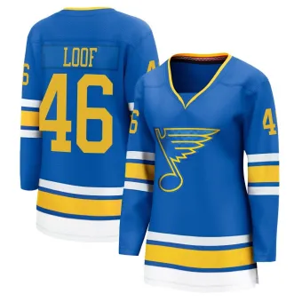 Women's Leo Loof St. Louis Blues Home 2025 Jersey - Blue Breakaway