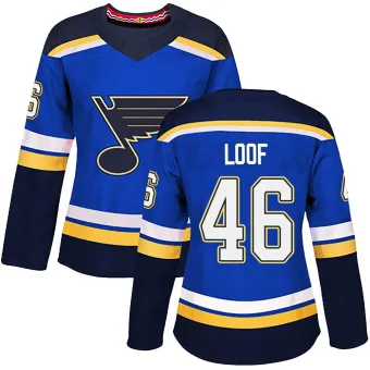 Women's Leo Loof St. Louis Blues Home Jersey - Blue Authentic