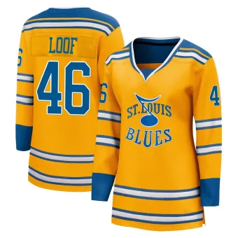 Women's Leo Loof St. Louis Blues Special Edition 2.0 Jersey - Yellow Breakaway