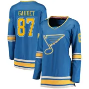 Women's Marc-Andre Gaudet St. Louis Blues Alternate Jersey - Blue Breakaway