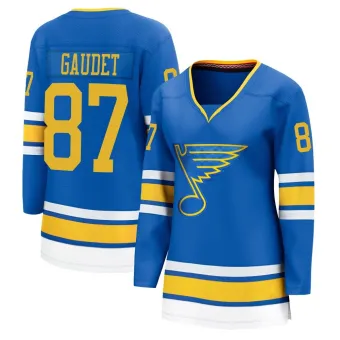 Women's Marc-Andre Gaudet St. Louis Blues Home 2025 Jersey - Blue Breakaway