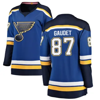 Women's Marc-Andre Gaudet St. Louis Blues Home Jersey - Blue Breakaway