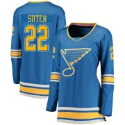 Women's Ryan Suter St. Louis Blues Alternate Jersey - Blue Breakaway
