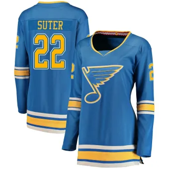 Women's Ryan Suter St. Louis Blues Alternate Jersey - Blue Breakaway