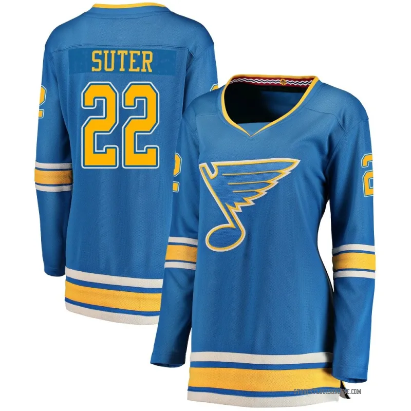 Women's Ryan Suter St. Louis Blues Alternate Jersey - Blue Breakaway