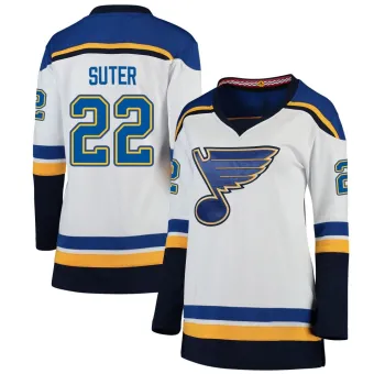 Women's Ryan Suter St. Louis Blues Away Jersey - White Breakaway