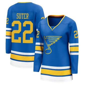 Women's Ryan Suter St. Louis Blues Home 2025 Jersey - Blue Breakaway