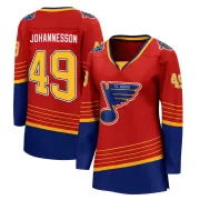 Women's Samuel Johannesson St. Louis Blues 2020/21 Special Edition Jersey - Red Breakaway