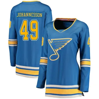 Women's Samuel Johannesson St. Louis Blues Alternate Jersey - Blue Breakaway