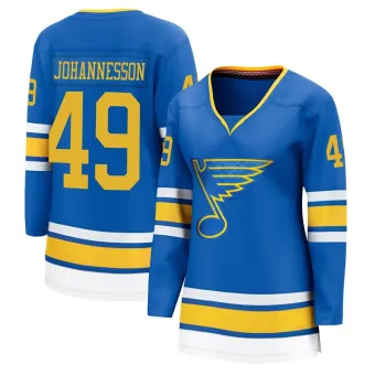 Women's Samuel Johannesson St. Louis Blues Home 2025 Jersey - Blue Breakaway