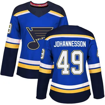 Women's Samuel Johannesson St. Louis Blues Home Jersey - Blue Authentic