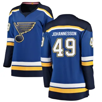 Women's Samuel Johannesson St. Louis Blues Home Jersey - Blue Breakaway