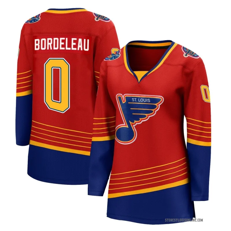 Women's Thomas Bordeleau St. Louis Blues 2020/21 Special Edition Jersey - Red Breakaway